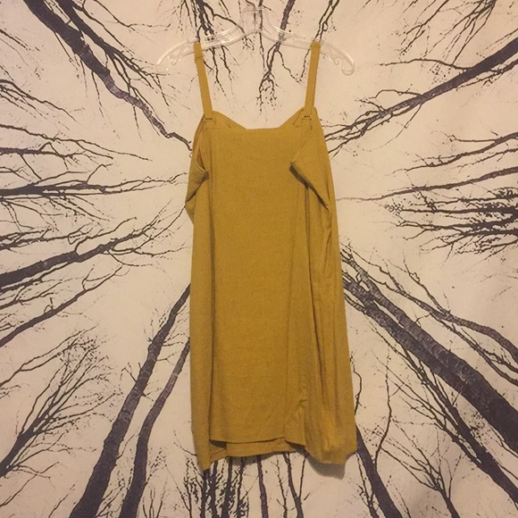 Yellow Button Dress - Picture 2 of 2